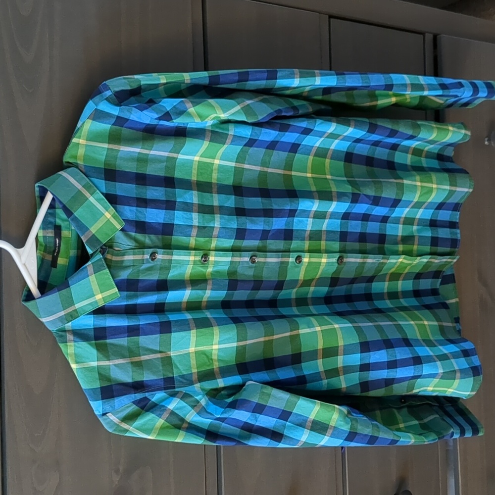 COPY - Lands end no iron Supima 6 tall button down shirt